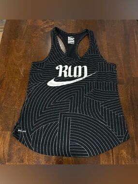 Nike Dri-FIT Rostarr Colab "RUN" Racerback Tank Top Women's Size M
